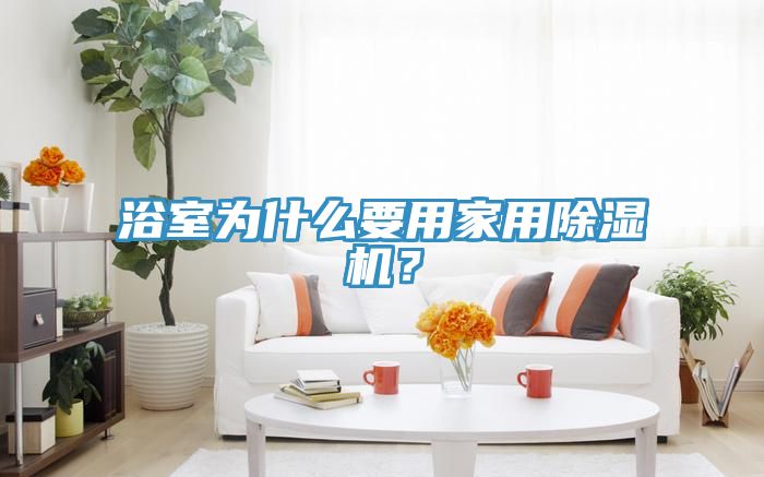 亚洲人成综合第一网站 浴室为什么要用家用除湿机？
