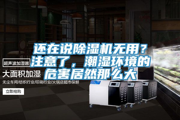 亚洲欧美一级特黄大片 还在说除湿机无用？注意了，潮湿环境的危害居然那么大