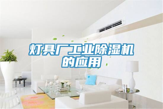 亚洲人成综合第一网站 灯具厂工业除湿机的应用