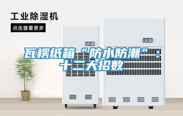 亚洲欧美一级特黄大片 瓦楞纸箱“防水防潮”：十二大招数
