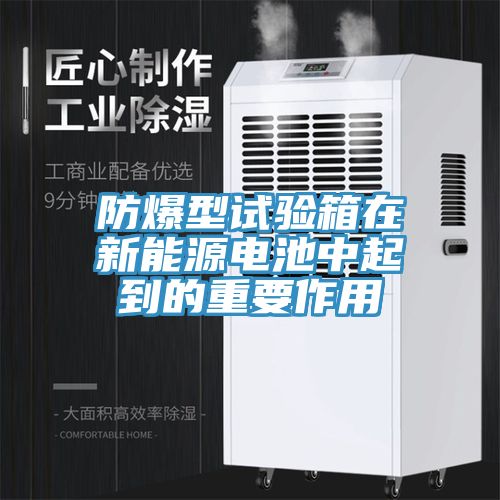 亚洲乱码一区二区三区 防爆型试验箱在新能源电池中起到的重要作用