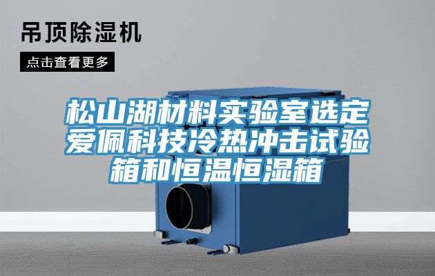 亚洲乱码一区二区三区 松山湖材料实验室选定爱佩科技冷热冲击试验箱和恒温恒湿箱