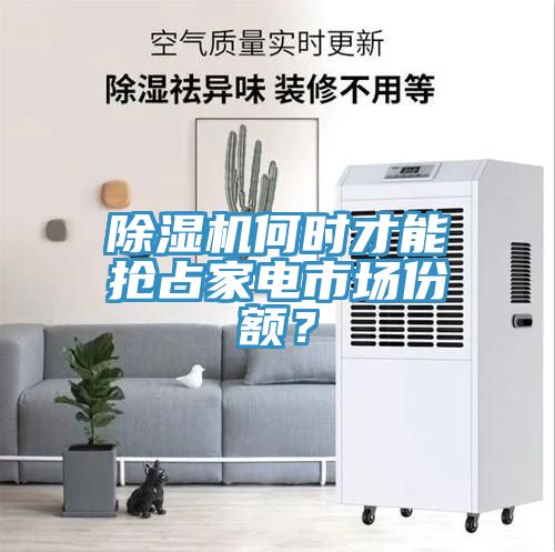 亚洲人成综合第一网站 除湿机何时才能抢占家电市场份额？