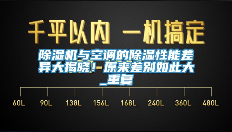 亚洲乱码一区二区三区 除湿机与空调的除湿性能差异大揭晓！原来差别如此大_重复