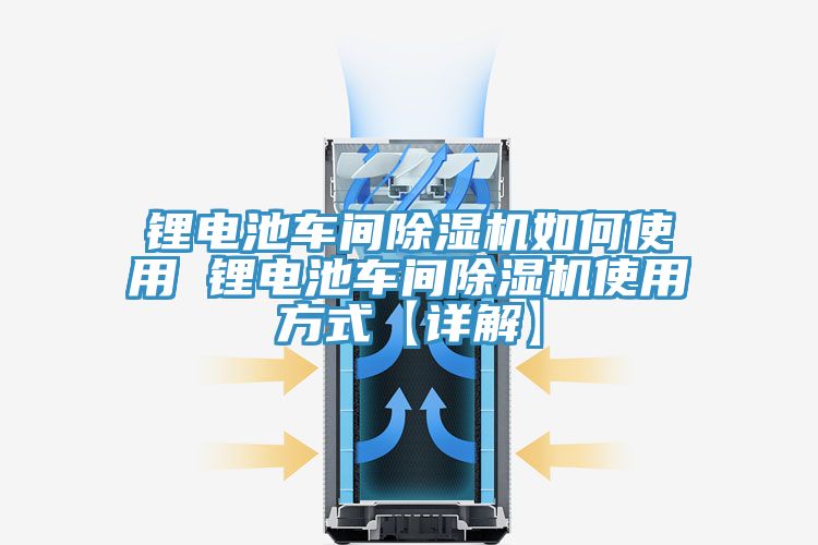 亚洲乱码一区二区三区 锂电池车间除湿机如何使用 锂电池车间除湿机使用方式【详解】