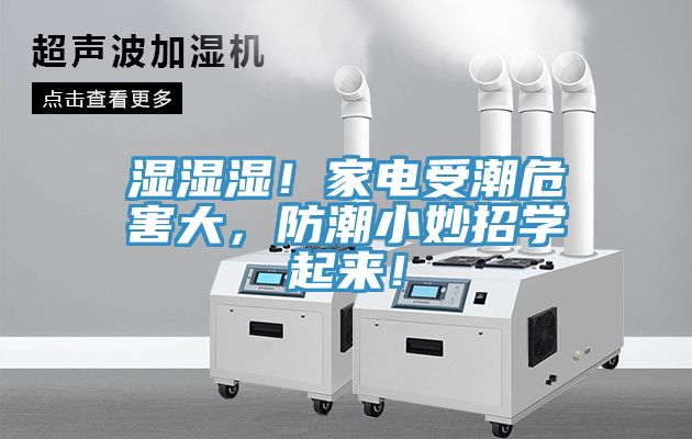 亚洲欧美一级特黄大片 湿湿湿！家电受潮危害大，防潮小妙招学起来！