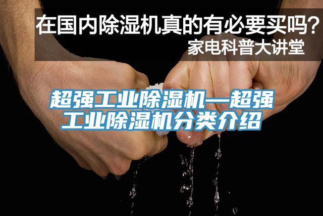 亚洲欧美一级特黄大片 超强工业除湿机—超强工业除湿机分类介绍
