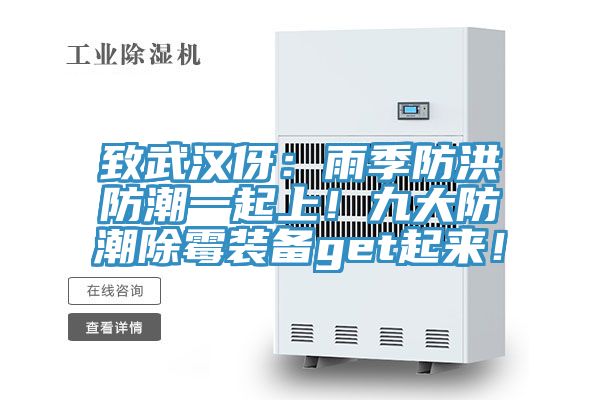 亚洲人成综合第一网站 致武汉伢：雨季防洪防潮一起上！九大防潮除霉装备get起来！