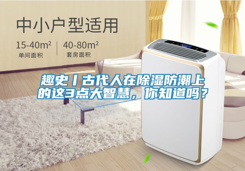亚洲欧美一级特黄大片 趣史丨古代人在除湿防潮上的这3点大智慧，你知道吗？
