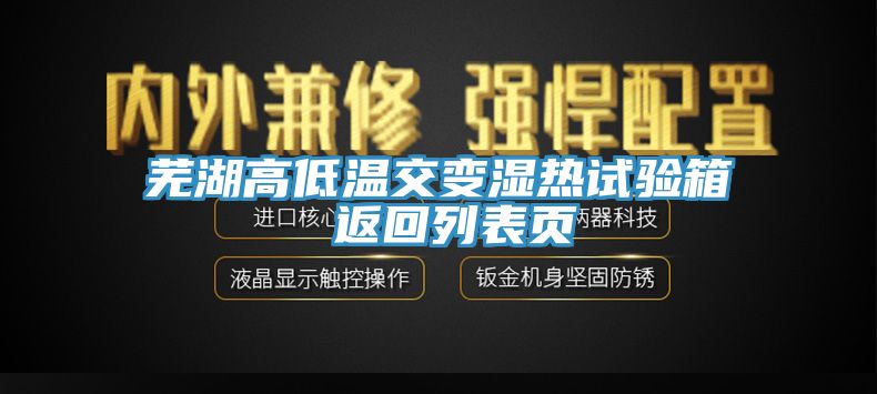 亚洲人成综合第一网站 芜湖高低温交变湿热试验箱 返回列表页