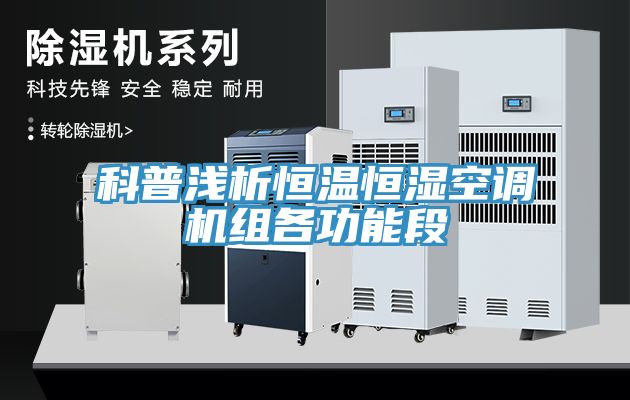 亚洲欧美一级特黄大片 科普浅析恒温恒湿空调机组各功能段