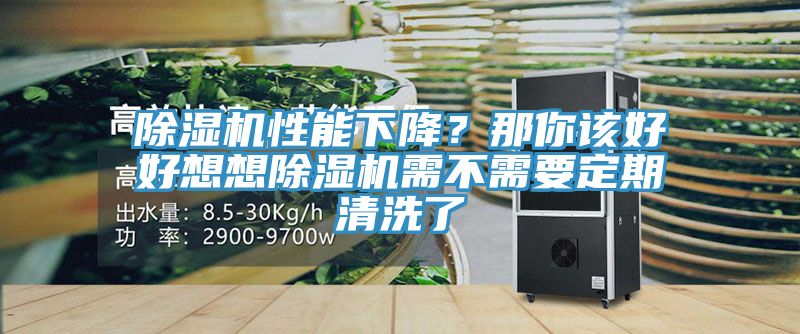 亚洲人成综合第一网站 除湿机性能下降？那你该好好想想除湿机需不需要定期清洗了