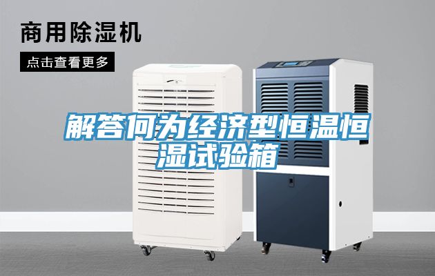 亚洲人成综合第一网站 解答何为经济型恒温恒湿试验箱