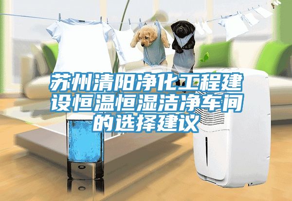 亚洲欧美一级特黄大片 苏州清阳净化工程建设恒温恒湿洁净车间的选择建议