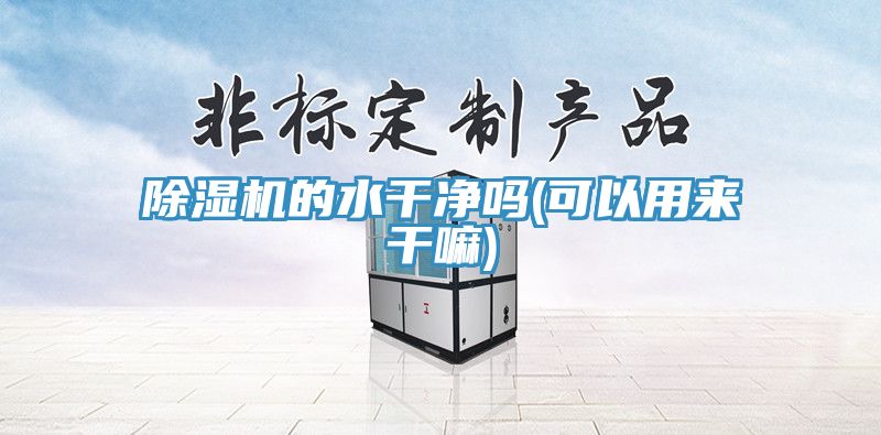 亚洲人成综合第一网站 除湿机的水干净吗(可以用来干嘛)