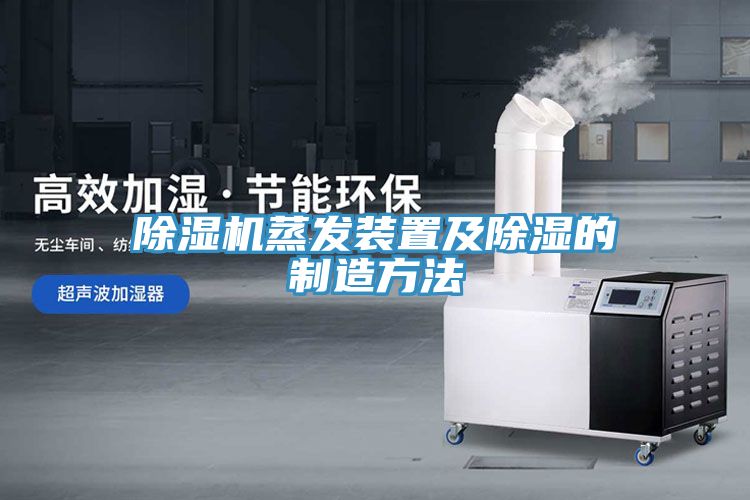 亚洲欧美一级特黄大片 除湿机蒸发装置及除湿的制造方法