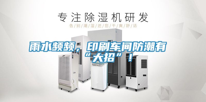 亚洲人成综合第一网站 雨水频频，印刷车间防潮有“大招”！