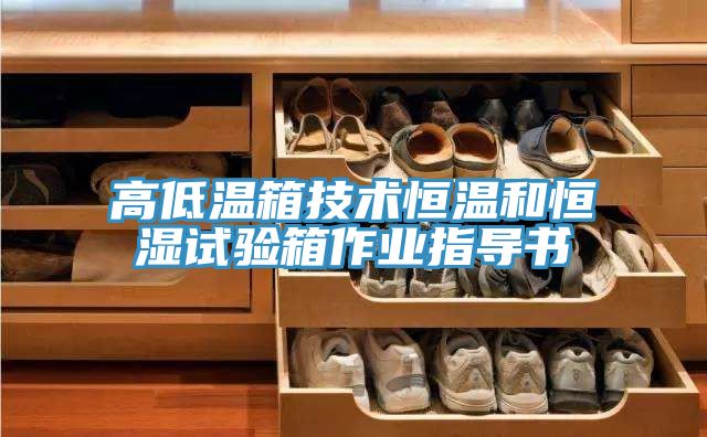 亚洲欧美一级特黄大片 高低温箱技术恒温和恒湿试验箱作业指导书