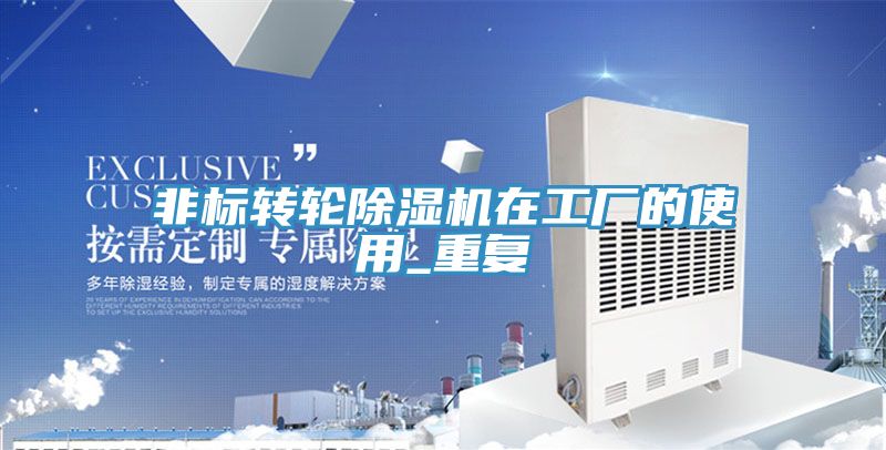 亚洲人成综合第一网站 非标转轮除湿机在工厂的使用_重复
